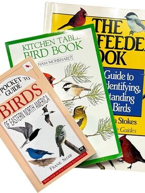 Bird Watching Book Lot 3 Field Guides Feeder Birds Eastern North America Bundle